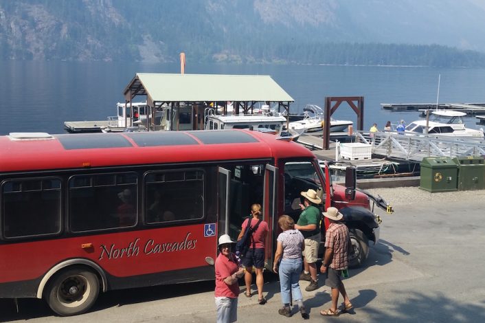 Ride the Red Bus | North Cascades Lodge at Stehekin